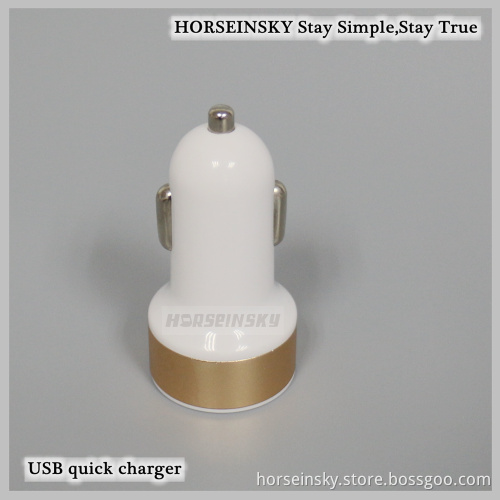 Wholesale Fast Charging Portable 2.1A Dual Car Charger for Samsung